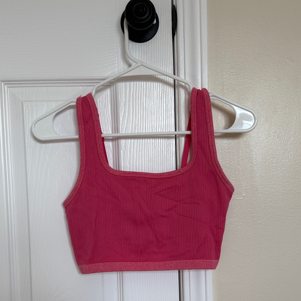 Aerie Pink Crop Top